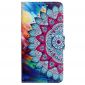 Housse iPhone 14 Pro mandala fleur