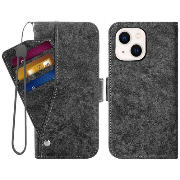 Housse iPhone 14 KAMILLE Simili Cuir Porte-Cartes