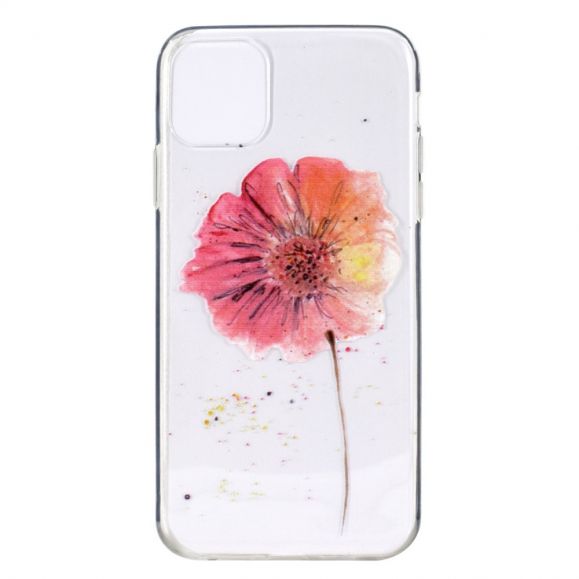 Coque iPhone 14 fleur aquarelle