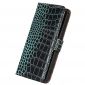 Housse iPhone 14 Pro Max Cuir véritable aspect croco