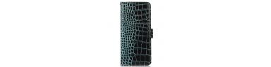 Housse iPhone 14 Pro Max Cuir véritable aspect croco