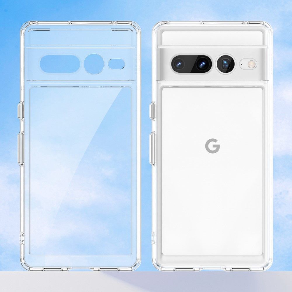 Coque Google Pixel 7 Pro Transparent Contour en Couleur