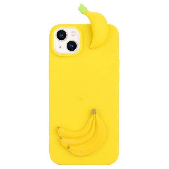 Coque iPhone 14 Silicone Banane 3D
