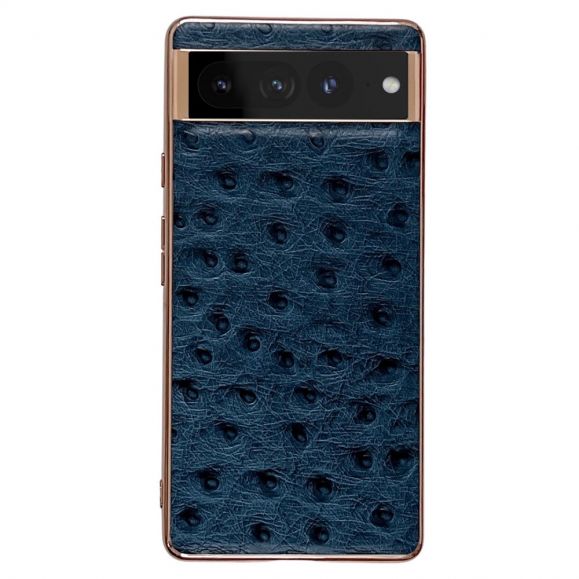 Coque Google Pixel 7 Pro Cuir Effet Peau D'Autruche