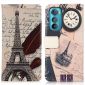 Housse Motorola Edge 30 Tour Eiffel et lettre