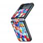 Coque Samsung Galaxy Z Flip 4 Ring Cubes Colorés