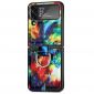 Coque Samsung Galaxy Z Flip 4 Ring Nuage iridescent