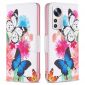 Housse Xiaomi 12 Lite Papillons et fleurs colorées