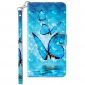 Housse Xiaomi Redmi A1 Papillons bleus scintillants
