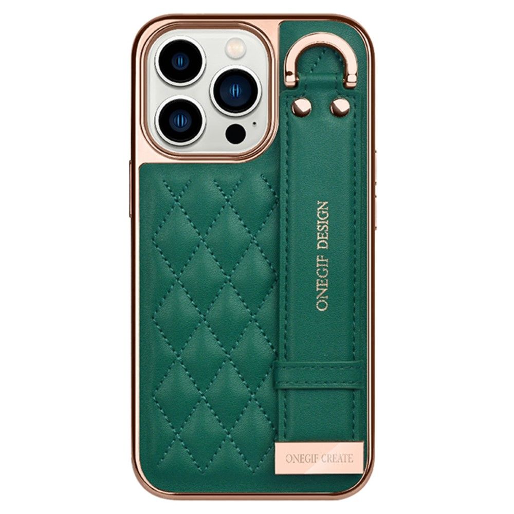 Coque arrière gomme Vert iPhone 14 Plus avec cordon