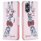 Housse Oppo A17 Girafe avec lunettes