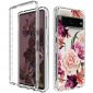 Coque Google Pixel 7 Pro Fleurs Violettes et Roses