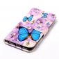 Housse Xiaomi Redmi A1 Papillons Bleus et Fleurs