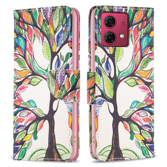 Housse Moto G84 5G Dessin Arbre