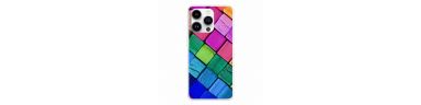 Coque iPhone 15 Pro Max Blocs Colorés