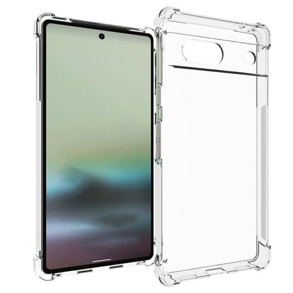 Coque Google Pixel 7a transparente angles renforcés