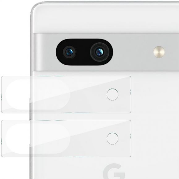 Verre trempé Google Pixel 7a pour lentille arrière (2 pièces)
