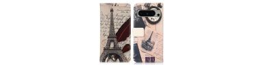 Housse Google Pixel 8 Pro Tour Eiffel et lettre