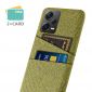 Coque Xiaomi Redmi Note 12 Pro Plus Tissu Porte-Cartes