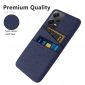 Coque Xiaomi Redmi Note 12 Pro Plus Tissu Porte-Cartes