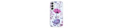 Coque Samsung Galaxy S23 Plus fleur violette