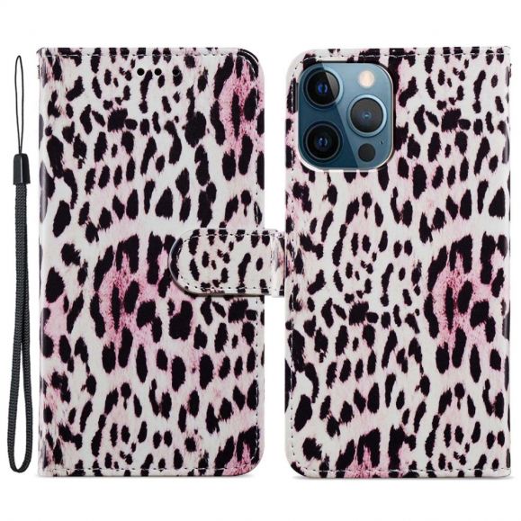 Housse iPhone 15 Pro Motif Leopard