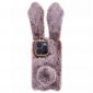 Coque iPhone 15 Pro Lapin Fausse Fourrure