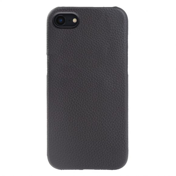 Coque iPhone 7/8/SE (2020/2022) en Cuir à Texture Litchi