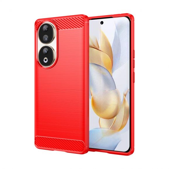 Coque Honor 90 effet brossé silicone