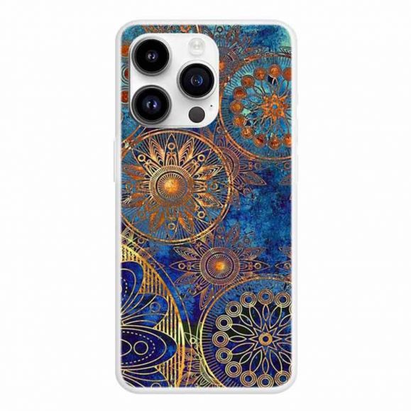 Coque iPhone 15 Pro Mandala Ancien