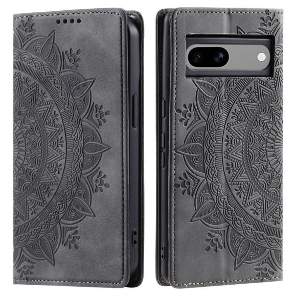 Étui Flip Cover Google Pixel 7a Mandala Porte-Cartes