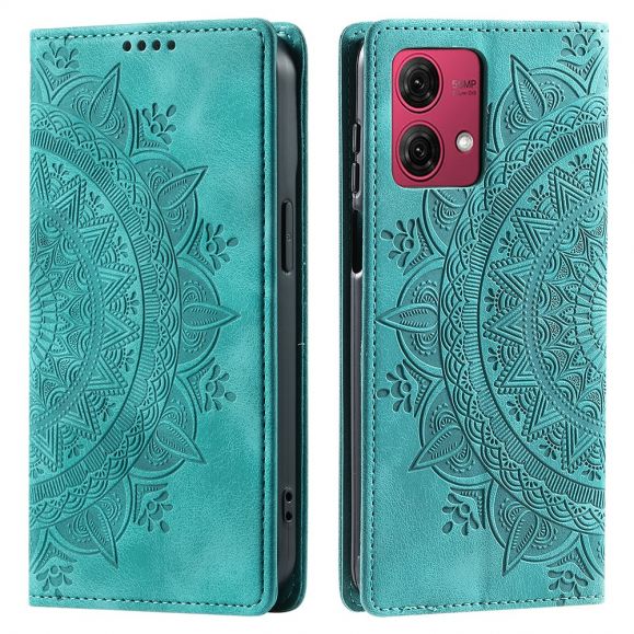 Étui Flip Cover Moto G84 5G Mandala Porte-Cartes