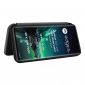 Housse Motorola Edge 40 Neo simili cuir fibre de carbone