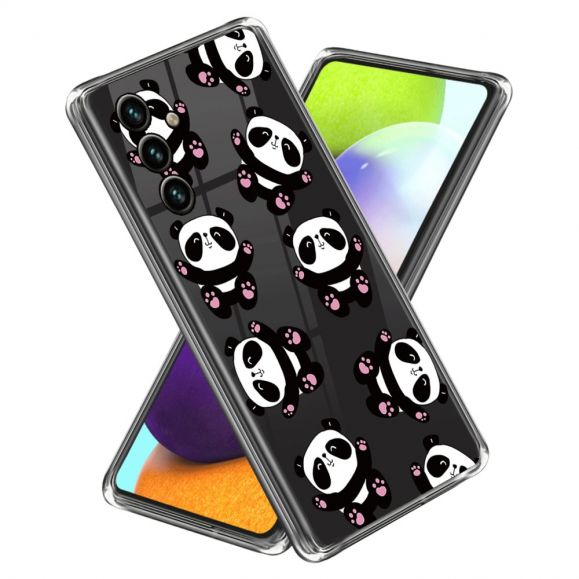 Coque Samsung Galaxy A54 5G Happy Pandas