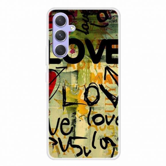 Coque Samsung Galaxy A54 5G Love Love Love