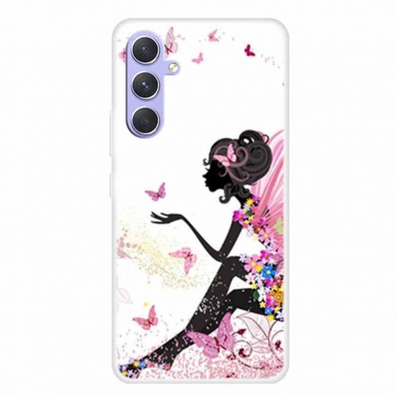 Coque Samsung Galaxy A54 5G Femme Papillon