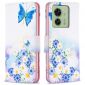 Housse Motorola Edge 40 Papillon et marguerites