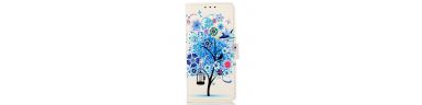 Housse Moto G73 5G Arbre bleu