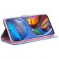 Housse Moto G73 5G Papillons bleus scintillants