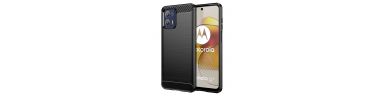 Coque Moto G73 5G effet brossé silicone