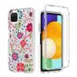 Coque Samsung Galaxy A22 5G Fleurs et Feuilles