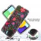 Coque Samsung Galaxy A22 5G Fleurs et Feuilles