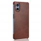 Coque Sony Xperia 5 V effet cuir premium