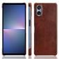 Coque Sony Xperia 5 V effet cuir premium