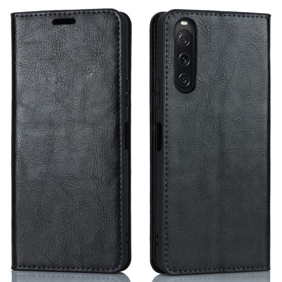 Housse Sony Xperia 10 V Cuir Porte Cartes Fonction Support