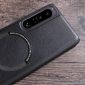 Coque Sony Xperia 10 V Simili Cuir avec Cercle