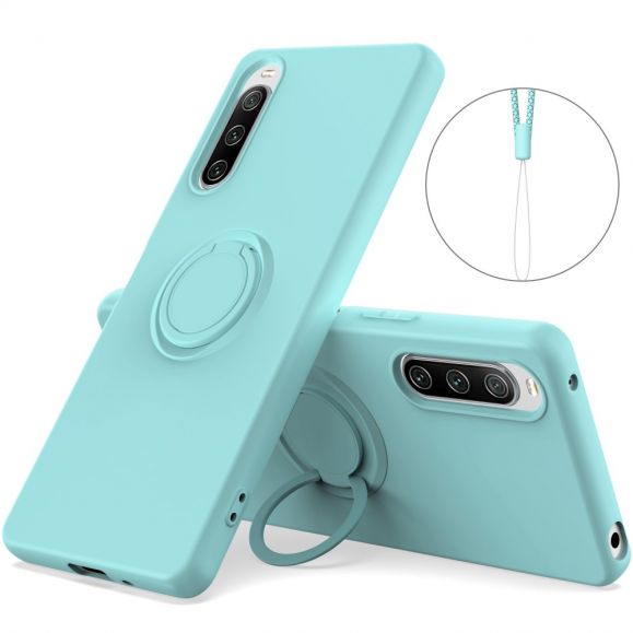 Coque Sony Xperia 10 V Silicone Liquide Ring