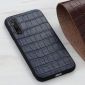 Coque Sony Xperia 1 V Cuir aspect peau de croco