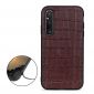 Coque Sony Xperia 1 V Cuir aspect peau de croco