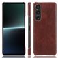 Coque Sony Xperia 1 V effet cuir premium